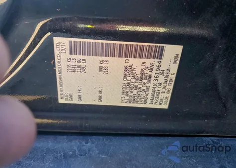 2018 Nissan Maxima 3.5S from USA, damaged, VIN 1N4AA6AP4JC361964